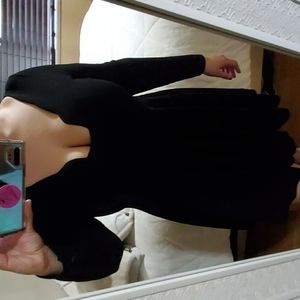 Boohoo long sleeved midi dress